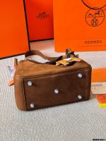 Hermes lindy suede  bag size : 28cm - Image 4