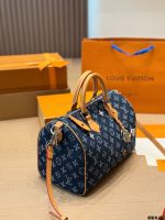 LOUIS VUITTON LV speedy30 cm denim - Image 3