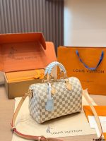 LOUIS VUITTON LV speedy25 cm white - Image 3