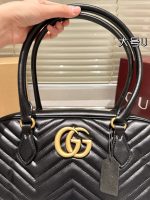 Gucci  Marmont  bowling  bag size :34x15 / 25x14 cm - Image 5