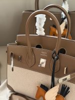  Hermes birkin 25 bag  size : 25 cm/30 cm - Image 4