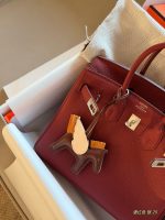  Hermes birkin 25 bag  size : 25 cm/30 cm - Image 5