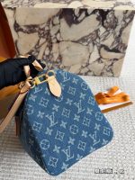 LOUIS VUITTON LV speedy30cm denim - Image 4