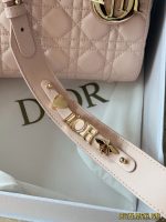 DIOR lady dior pink  size : 21cm - Image 5
