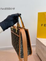 fendi tote size :  23 cm - Image 5