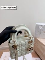 Dior lady dior Patent leather size： 17cm/21cm/24cm - Image 6
