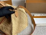 LOUIS VUITTON LV speedy30cm raffia bag - Image 5