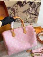 LOUIS VUITTON LV speedy30cm P9 pink - Image 6