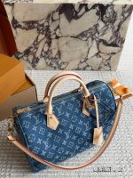 LOUIS VUITTON LV speedy30cm denim - Image 5