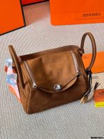 Hermes lindy suede  bag size : 28cm - Image 6