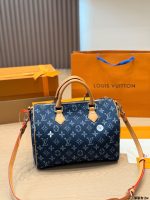 LOUIS VUITTON LV speedy30 cm denim - Image 5