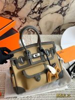 Hermes birkin bag  canvas size : 25X20 cm