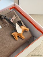  Hermes birkin 25 bag  size : 25 cm/30 cm - Image 9
