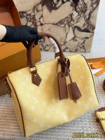 LOUIS VUITTON LV speedy30cm P9 dark handle - Image 7