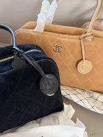 chanel bowling bag coco suede size： 36*20cm - Image 6