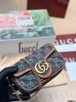 Gucci  Marmont mini chain  bag size :16.5×9.5×4.5cm - Image 6