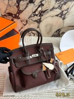 Hermes birkin bag  canvas size : 25X20 cm - Image 8