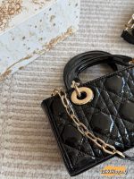 DIOR lady dior joy Patent leather size :  22 cm - Image 9