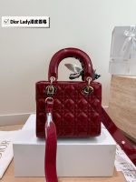 Dior lady dior Patent leather size： 17cm/21cm/24cm - Image 8