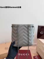 Gucci  Marmont bucket mini bag size : 18X 13CM - Image 7