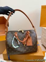 LOUIS VUITTON LV Speedy30 cm ostrich