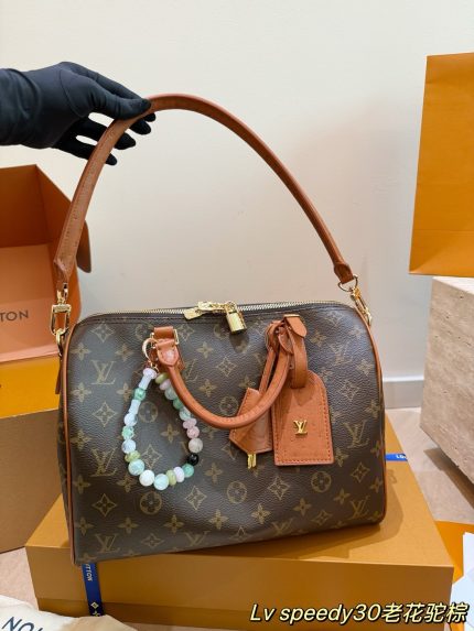 LOUIS VUITTON LV Speedy30 cm ostrich