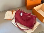 LOUIS VUITTON LV speedy30 cm red leather - Image 8