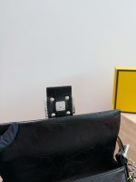 FENDI Baguette black leather size : 26 cm - Image 8