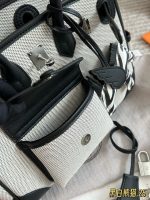 Hermes birkin bag  canvas size : 25X20 cm - Image 9