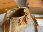 LOUIS VUITTON LV speedy30cm raffia bag - Image 9