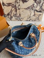 LOUIS VUITTON LV speedy30cm denim - Image 8