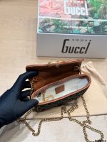 Gucci  Marmont mini chain  bag size :16.5×9.5×4.5cm - Image 11