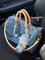LOUIS VUITTON lv speedy 30 denim - Image 3