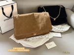 Chanel CF double flap timeless maxi 26bag suede size: 38.5 x 25 cm