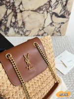 YSL  raffia hobo size :22x 13cm - Image 3