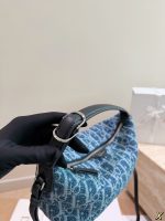Dior Nomad LP denim bag size : 22*12cm - Image 3
