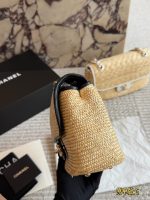chanel 26c raffia CF size : 24 x15cm - Image 5