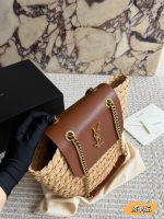 YSL  raffia hobo size :22x 13cm - Image 4