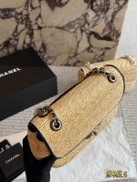 chanel 26c raffia CF size : 24 x15cm - Image 6