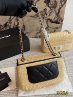 chanel 26c raffia CF size : 24 x15cm - Image 7
