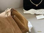 Chanel CF double flap timeless maxi 26bag suede size: 38.5 x 25 cm - Image 6