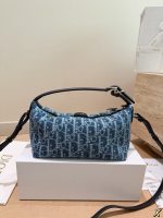 Dior Nomad LP denim bag size : 22*12cm - Image 6