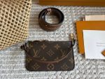 LOUIS VUITTON lv all in raffia bag size : 17*18cm - Image 7