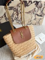 YSL  raffia hobo size :22x 13cm - Image 7