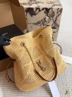 YSL Jamie raffia hobo size : 35×35×10cm - Image 7