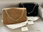 Chanel CF double flap timeless maxi 26bag suede size: 38.5 x 25 cm - Image 7