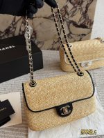 chanel 26c raffia CF size : 24 x15cm - Image 9