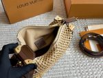 LOUIS VUITTON lv side trunk raffia bag  size : 23*16cm - Image 10
