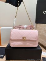 CHANEL 26C CF double flap WOC size: 22 cm