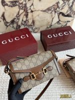 GUCCI  1955 MINI BAG SIZE : 18X 12 CM